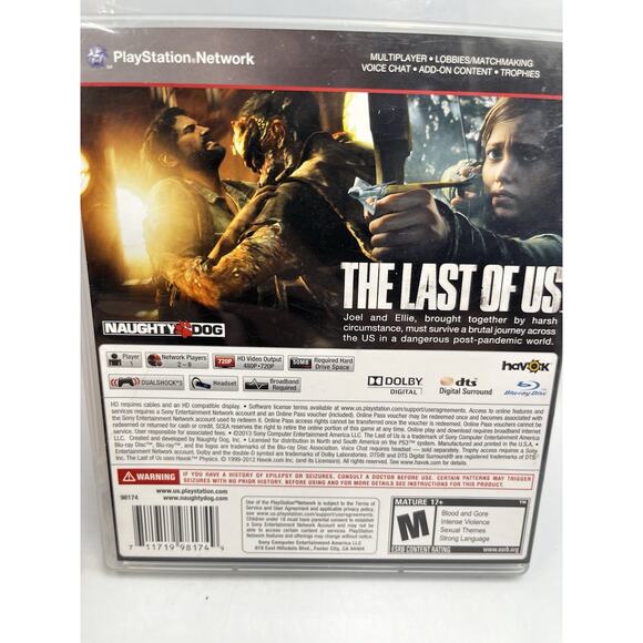 The Last of Us Somy PlayStation 3 PS3 BLACK LABEL - TESTED Works - Picture 3 of 8